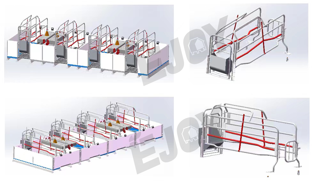 pig farrowing crate show pig farrowing crate show