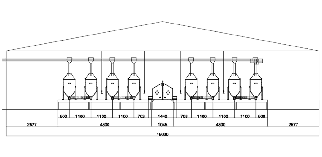 One-high-and-two-low Egg Collection System