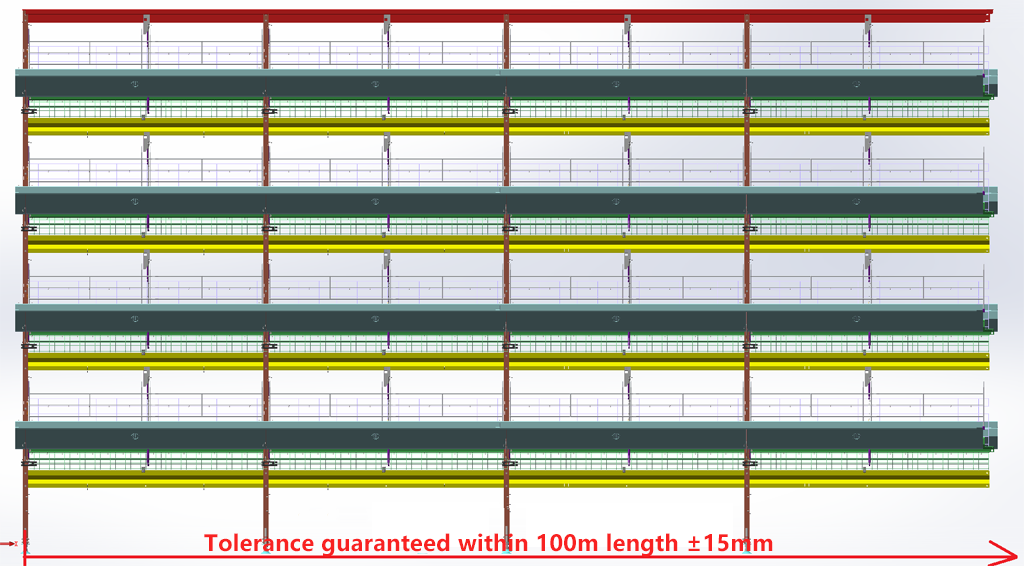 automatic broiler cage frame automatic broiler cage frame