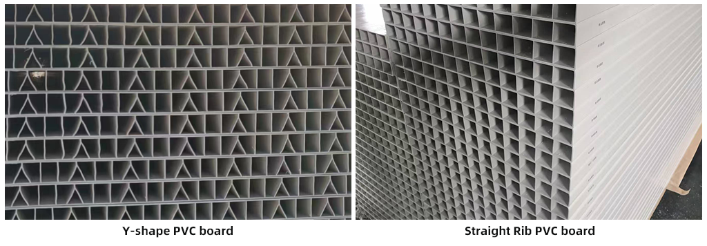 Different styles of PVC board Different styles of PVC board