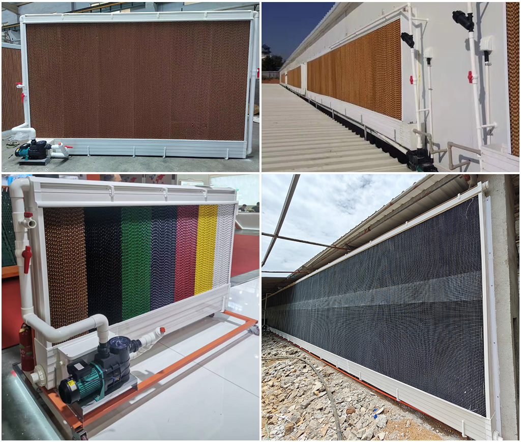 poultry house PVC frame cooling pad poultry house PVC frame cooling pad