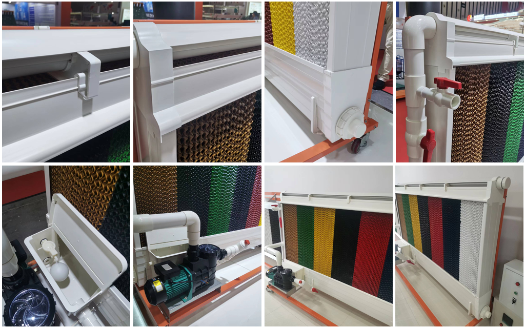 PVC frame cooling pad system PVC frame cooling pad system